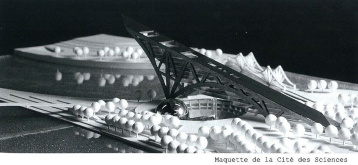 Travail de Renaud Balaÿ sur la Cité des Sciences de Lyon sur le confluent, projet étonnamment proche de la structure du Musée des confluences.